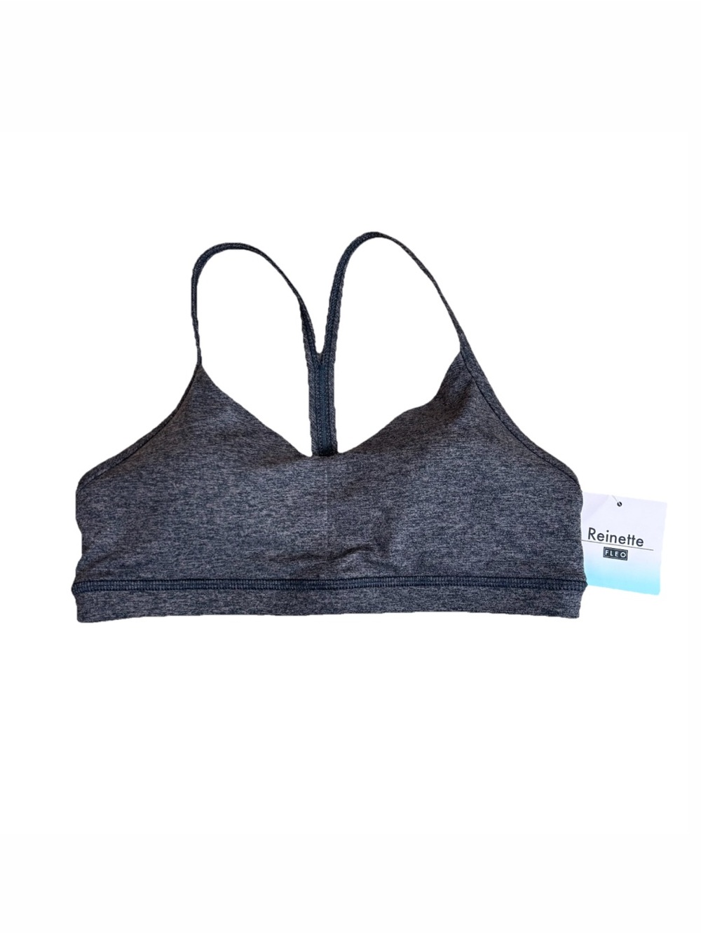 FLEO Reinette Sports Bra Women’s Size Medium Taupe Black Activewear Padded NWT